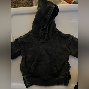 Little bipsy charcoal short sleeve hoodie